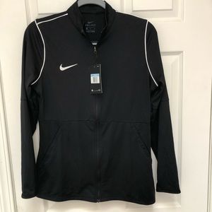 Nike Womens Dri Fit Zip Up Jacket, Black, Medium NWT